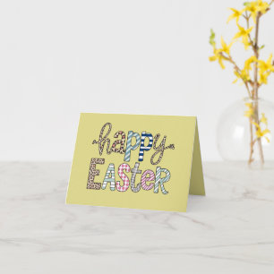 Happy Oaster Niedlich Floral Bunny Spring Leopard Karte