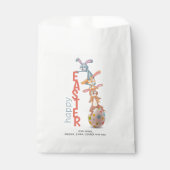 Happy Oaster Niedlich Funny Modern Bunny Rabbit Eg Geschenktütchen (Vorderseite)