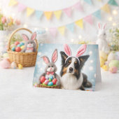 Happy Oaster Niedlich Hund Urlaub Gruß Karte