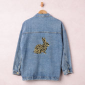 Happy Oaster Niedlich Leopard Bunny Rabbit _1 Jeansjacke (Hangar)