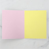 Happy Oaster Niedlich Manga Bunny Girl Cartoon Karte (Innenseite)