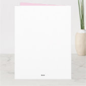 Happy Oaster Niedlich Manga Bunny Girl Cartoon Karte (Rückseite)