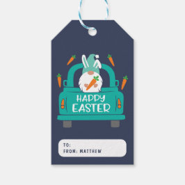 Happy Oaster Niedlich Modern Gnome Truck Name Geschenkanhänger