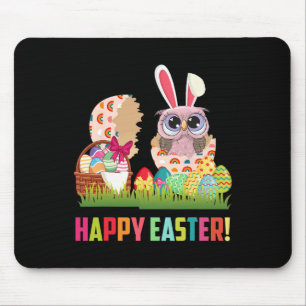 Happy Oaster Niedlich Owl Oldtimer Owl Lover Mousepad