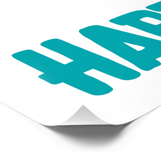 Happy Oaster - Niedlich Poster (Ecke)