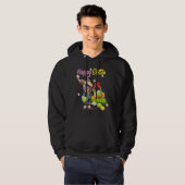 Happy Oaster Niedlich Rabbit Graphic 6 Hoodie (Vorne ganz)