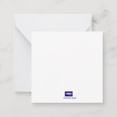 Happy Oaster Note Card Mitteilungskarte (Rückseite)