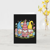 Happy Oaster Nurse Gnomes Nursing Scrub Doc Karte (Gelbe Blume)