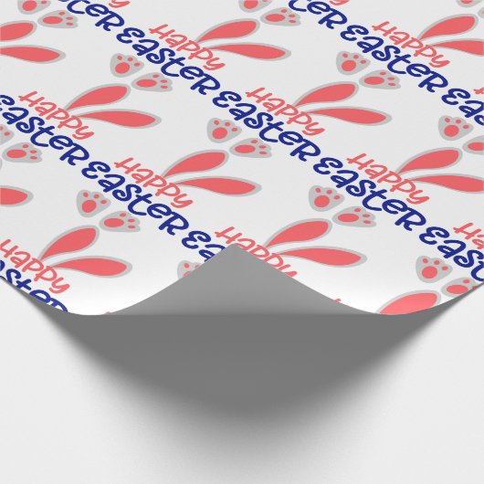 Happy Oaster Oars Wrapping Paper Geschenkpapier (Ecke)