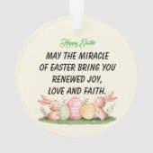 Happy Oaster Ornament (Rückseite)