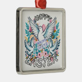 Happy Oaster Ornament Aus Metall (Rechts)
