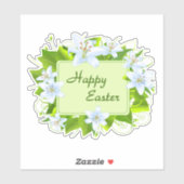 Happy Oaster, Osterlilies Aufkleber (Blatt)