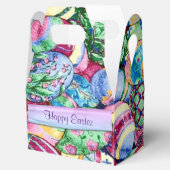 Happy Oaster Painted Oaster Eggs Gable Favor Box Geschenkschachtel (Geöffnet)