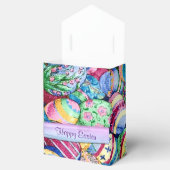 Happy Oaster Painted Oaster Eggs Zelt Gefallen Box Geschenkschachtel (Geöffnet)