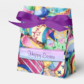 Happy Oaster Painted Oaster Eggs Zelt Gefallen Box Geschenkschachtel (Vorderseite)