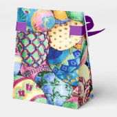 Happy Oaster Painted Oaster Eggs Zelt Gefallen Box Geschenkschachtel (Rückseite)