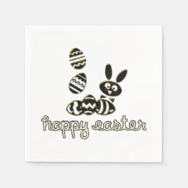 Happy Oaster Paper Napkin Digital Embossed-Effekt Serviette