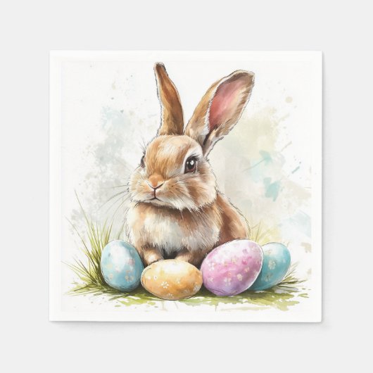 Happy Oaster Paper Napkin Serviette (Vorderseite)