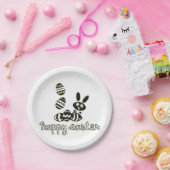 Happy Oaster Paper Tellers Digitaler Effekt Pappteller (Party)