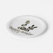 Happy Oaster Paper Tellers Digitaler Effekt Pappteller (Schrägansicht)