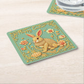 Happy Oaster Paper Untersetzer mit Bunny (angewinkelt)