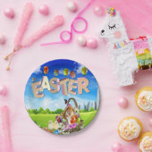Happy Oaster Pappteller (Party)