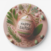 Happy Oaster Pappteller (Vorderseite)