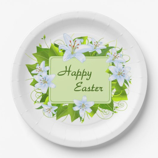 Happy Oaster Pappteller (Vorderseite)