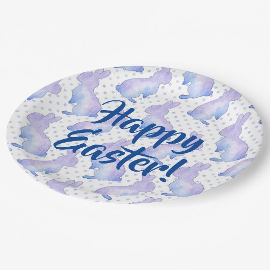 Happy Oaster Pappteller (Schrägansicht)