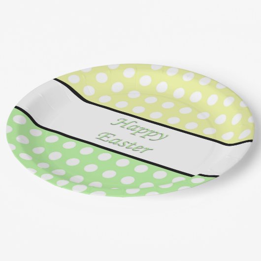 Happy Oaster Pappteller (Schrägansicht)