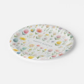 Happy Oaster Pappteller (Schrägansicht)