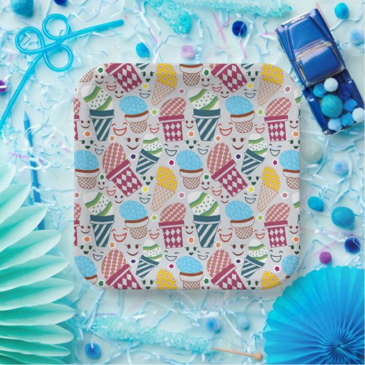 Happy Oaster Pappteller (Party)