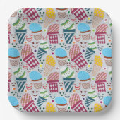 Happy Oaster Pappteller (Vorderseite)