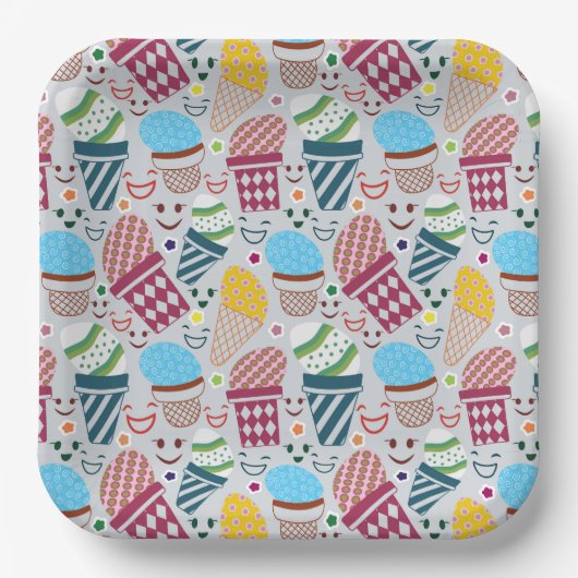 Happy Oaster Pappteller (Vorderseite)