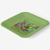 Happy Oaster Pappteller (Gewinkelt)