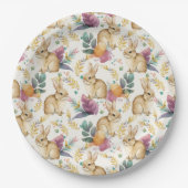 Happy Oaster Party Bunnies Galore Pappteller (Vorderseite)