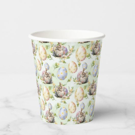 Happy Oaster Party Bunny Celebration Pappbecher (Vorderseite)