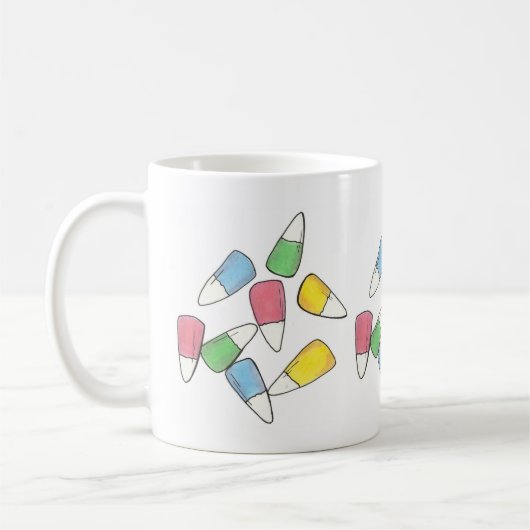 Happy Oaster Pastel Candy Corn Candycorn Tasse (Links)