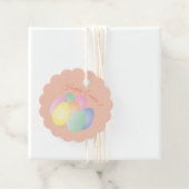 Happy Oaster Pastel Eggs Gift | Gefälligkeitstags Geschenkanhänger (Beispiel)
