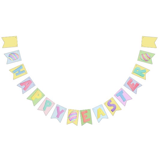 Happy Oaster | Pastel Watercolor Banner (Alle)