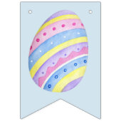 Happy Oaster | Pastel Watercolor Banner (Zweite Fahne)