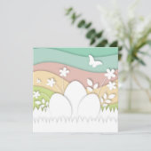 Happy Oaster Pastelleier (Stehend Vorderseite)