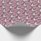 Happy Oaster Pattern Geschenkpapier (Ecke)