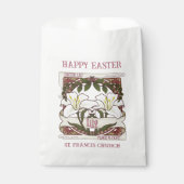 Happy Oaster: Peace & Hope Vintag Lily Church Geschenktütchen (Vorderseite)