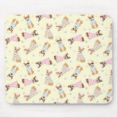 Happy Oaster Pembroke Welsh Corgi Dogs Mousepad (Vorne)