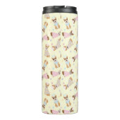 Happy Oaster Pembroke Welsh Corgi Dogs Thermosbecher (Rückseite)