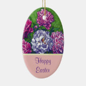 Happy Oaster Peonies Decoration Keramikornament (Rechts)