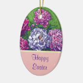 Happy Oaster Peonies Decoration Keramikornament (Links)