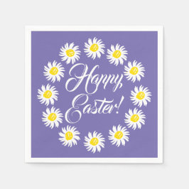 Happy Oaster periwinkle Drehbuch niedlich zaghaft  Serviette