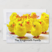 Happy Oaster personalisiert Feiertagskarte (Vorderseite)